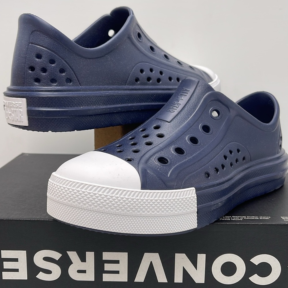 Converse Kids CTAS PLAY LITE CX SLIP OBSIDIAN/OBSIDIAN/WHITE A06665C Sne…